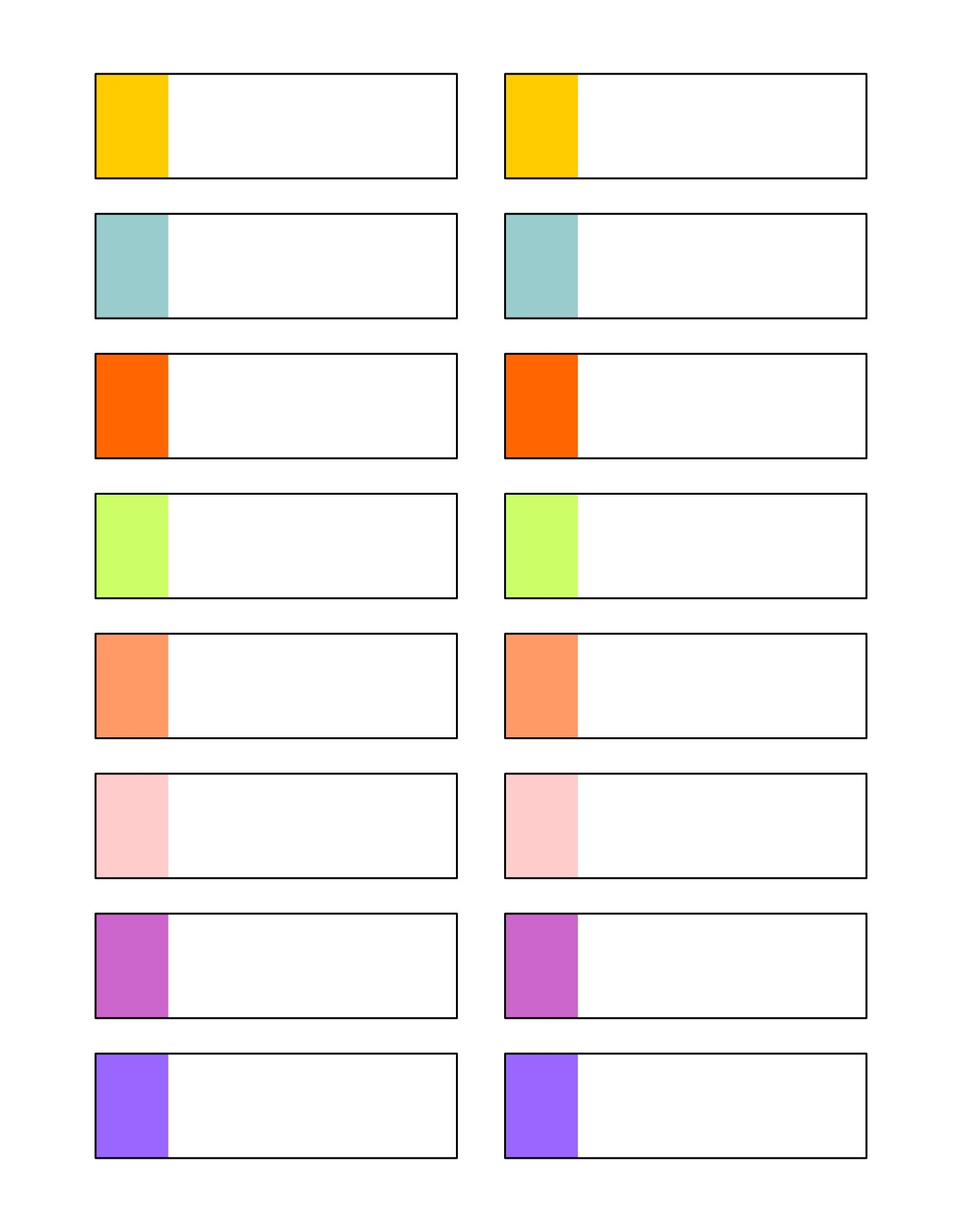 Pendaflex Printable Tab Inserts 5 Tab Template