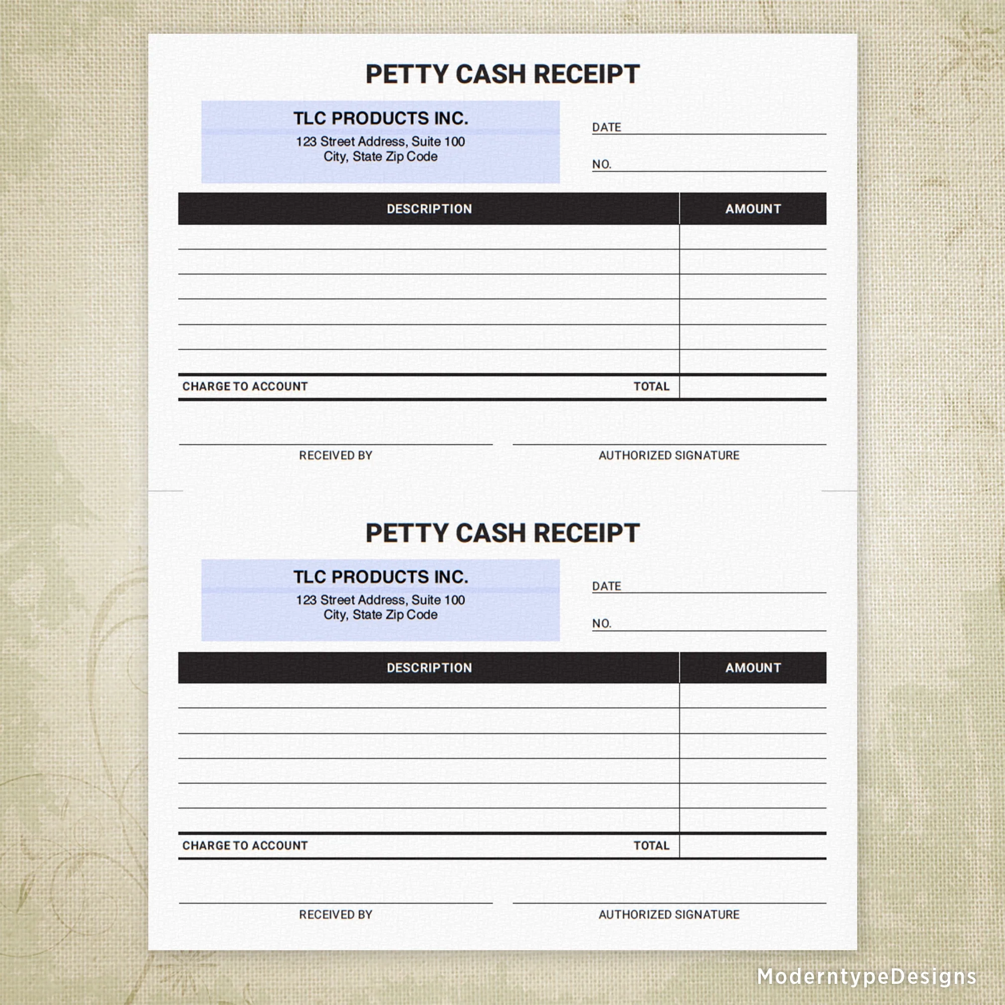 Petty Cash Receipt Printable 5 5 X 8 5 Half Sheet Personalized Petty Cash Receipt Printable 5 5 X 8 5 Half Sheet Personalized