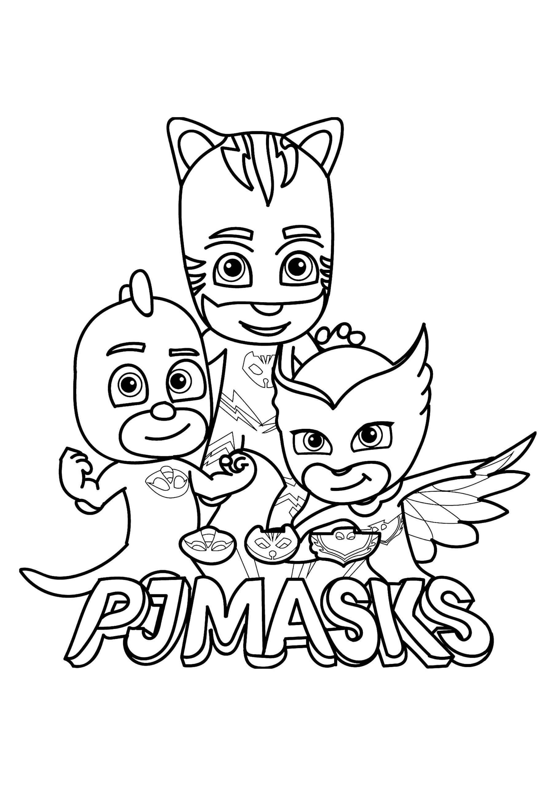 PJ Masks Proud And Strong PJ Masks Coloring Pages PJ Masks Proud And Strong PJ Masks Coloring Pages