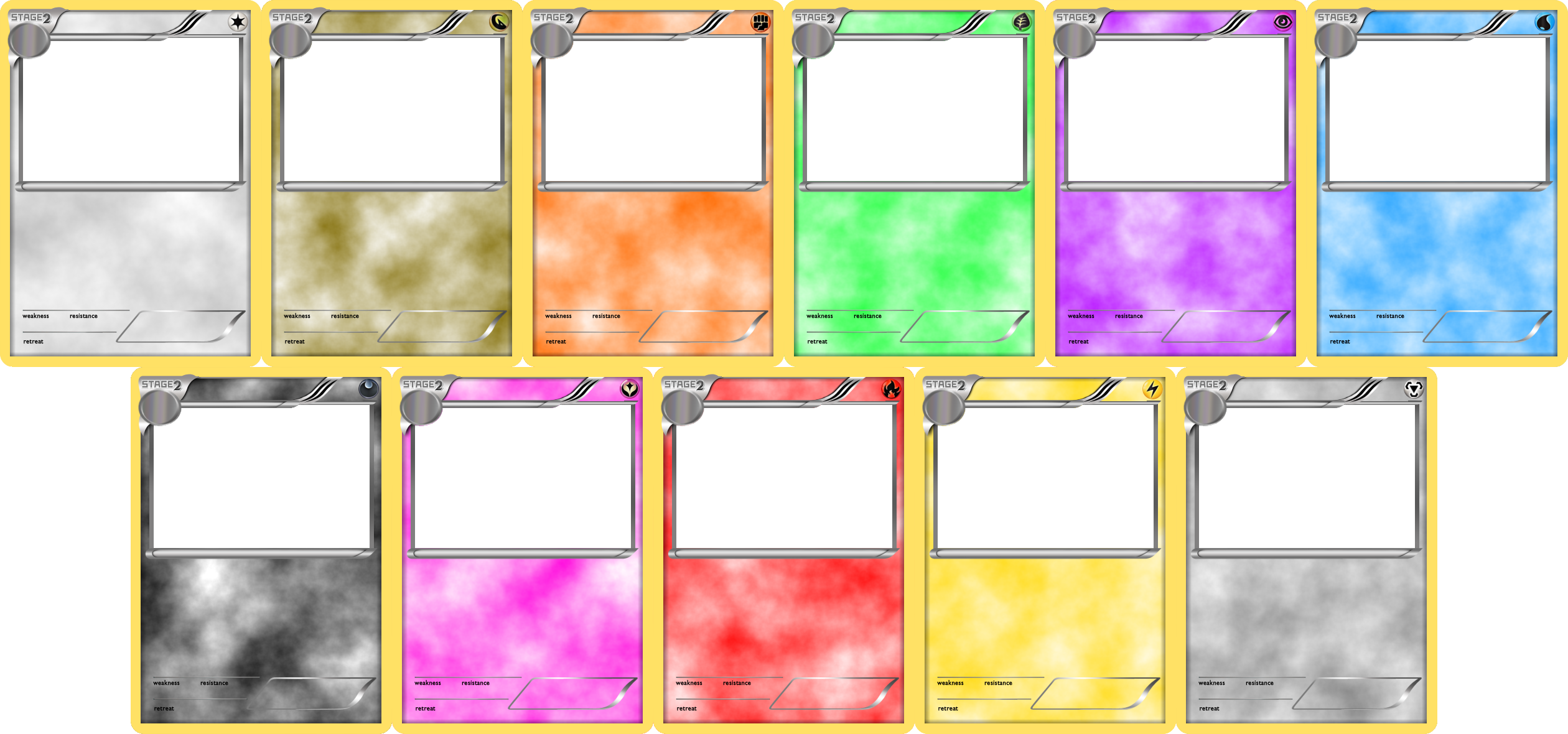 Pokemon Card Template Printable