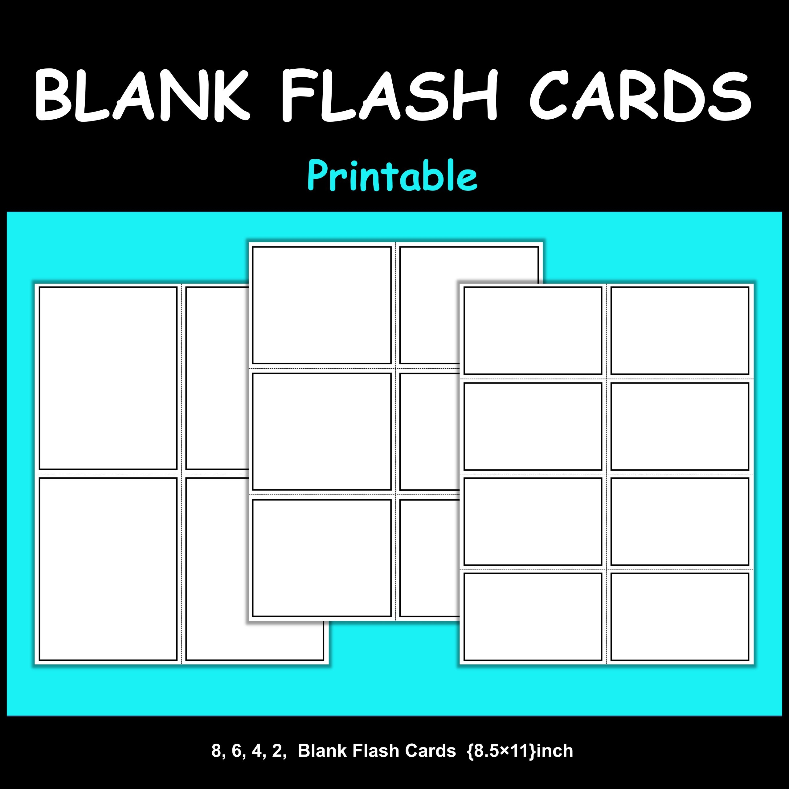 Flash Card Printable Template