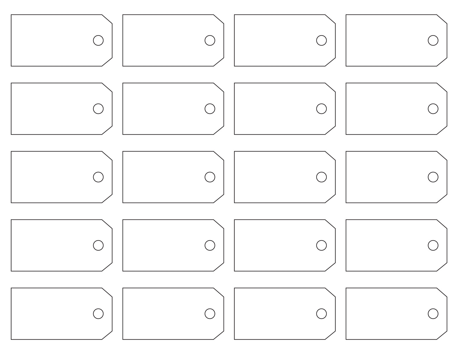 Price Tag Printable Template