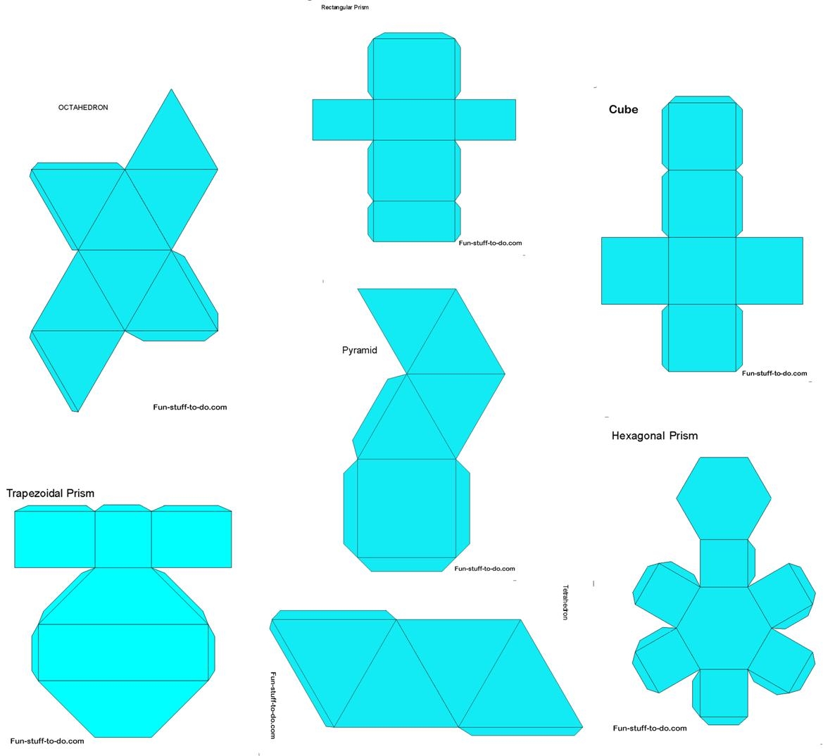 Geometric Shape Templates Printable