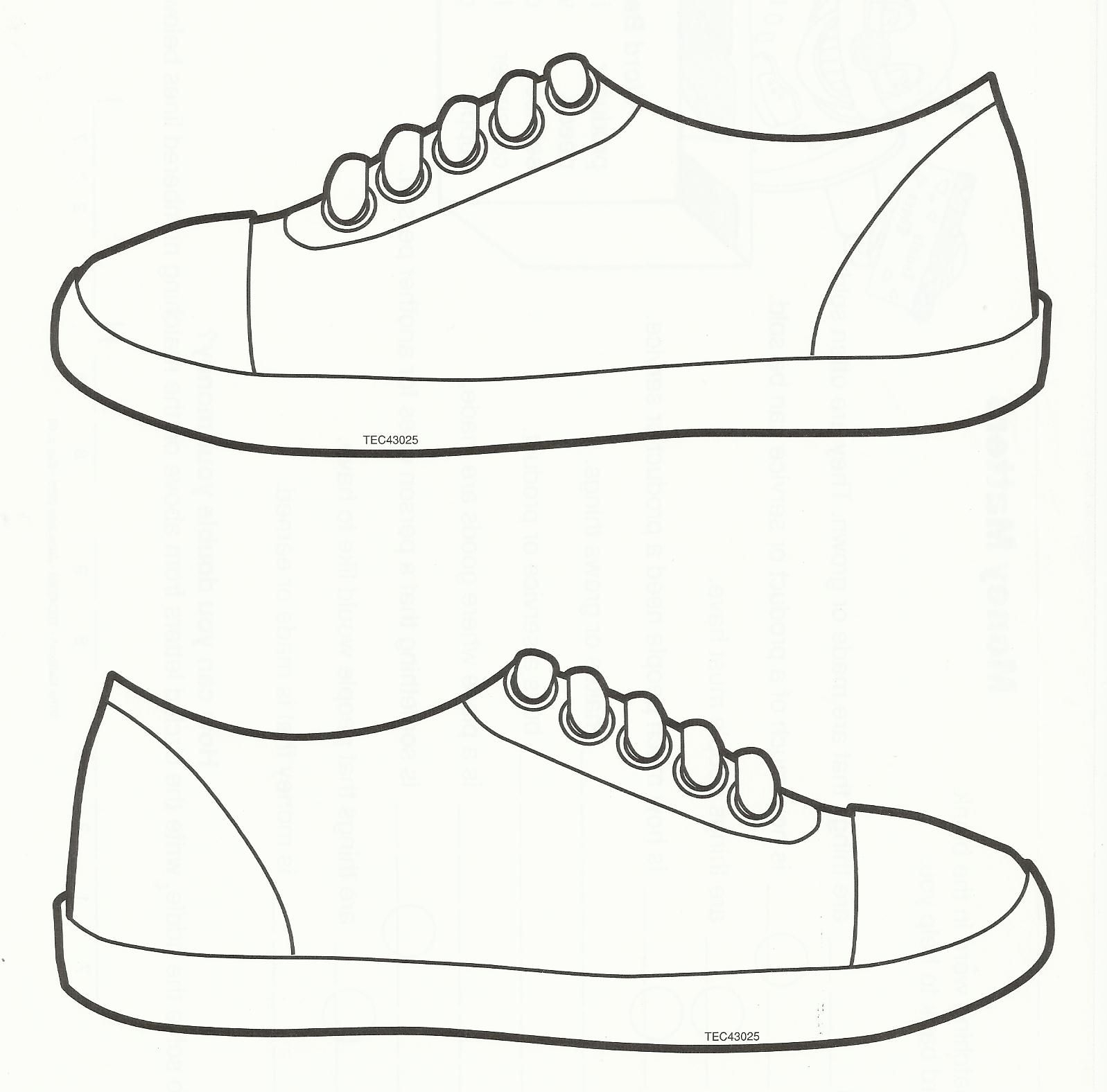 Shoe Design Template Printable