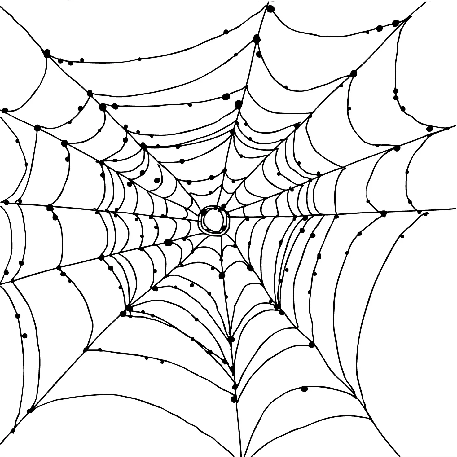 Spider Web Template Printable