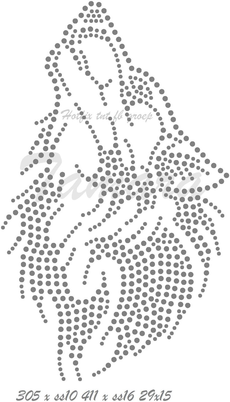 Printable Wolf String Art Template