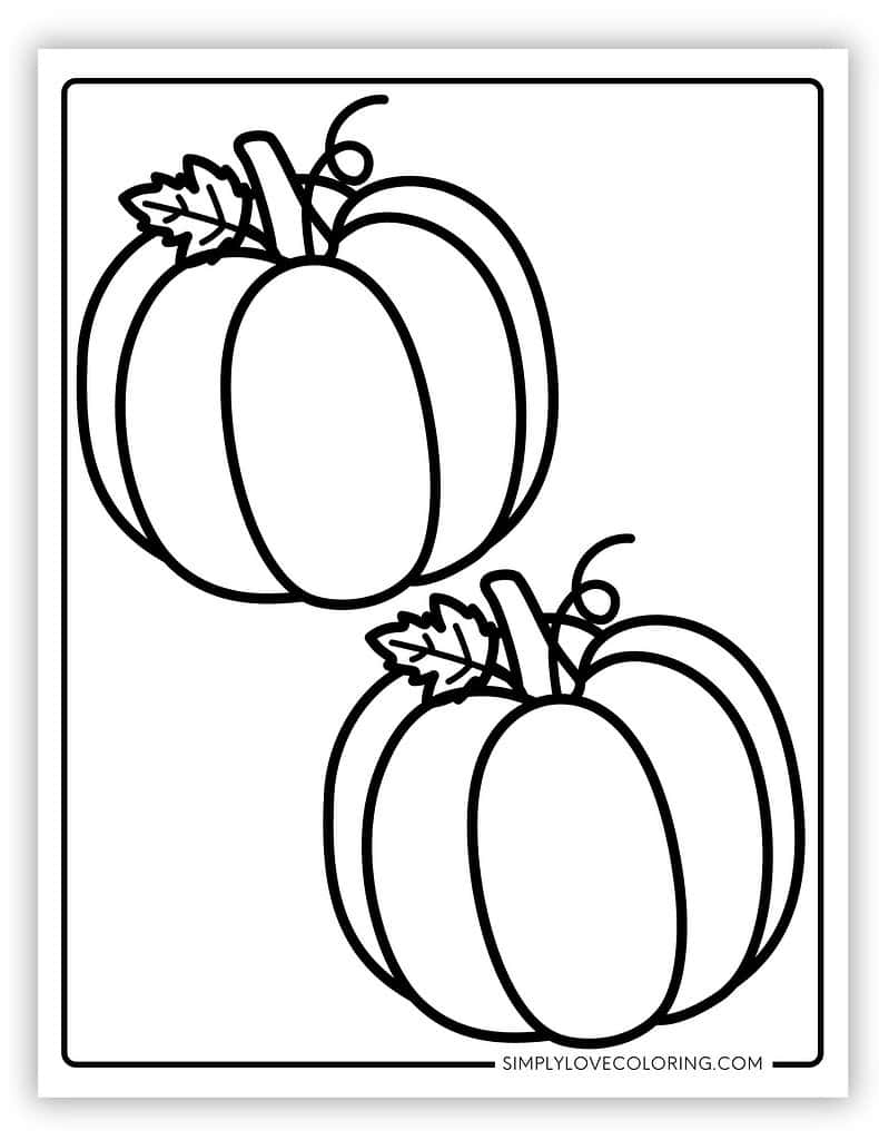 Pumpkin Templates Free PDF Printables Simply Love Coloring