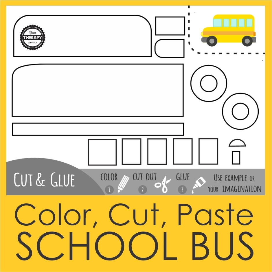 Free Printable School Bus Template