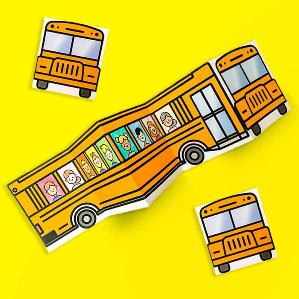 Free Printable School Bus Template