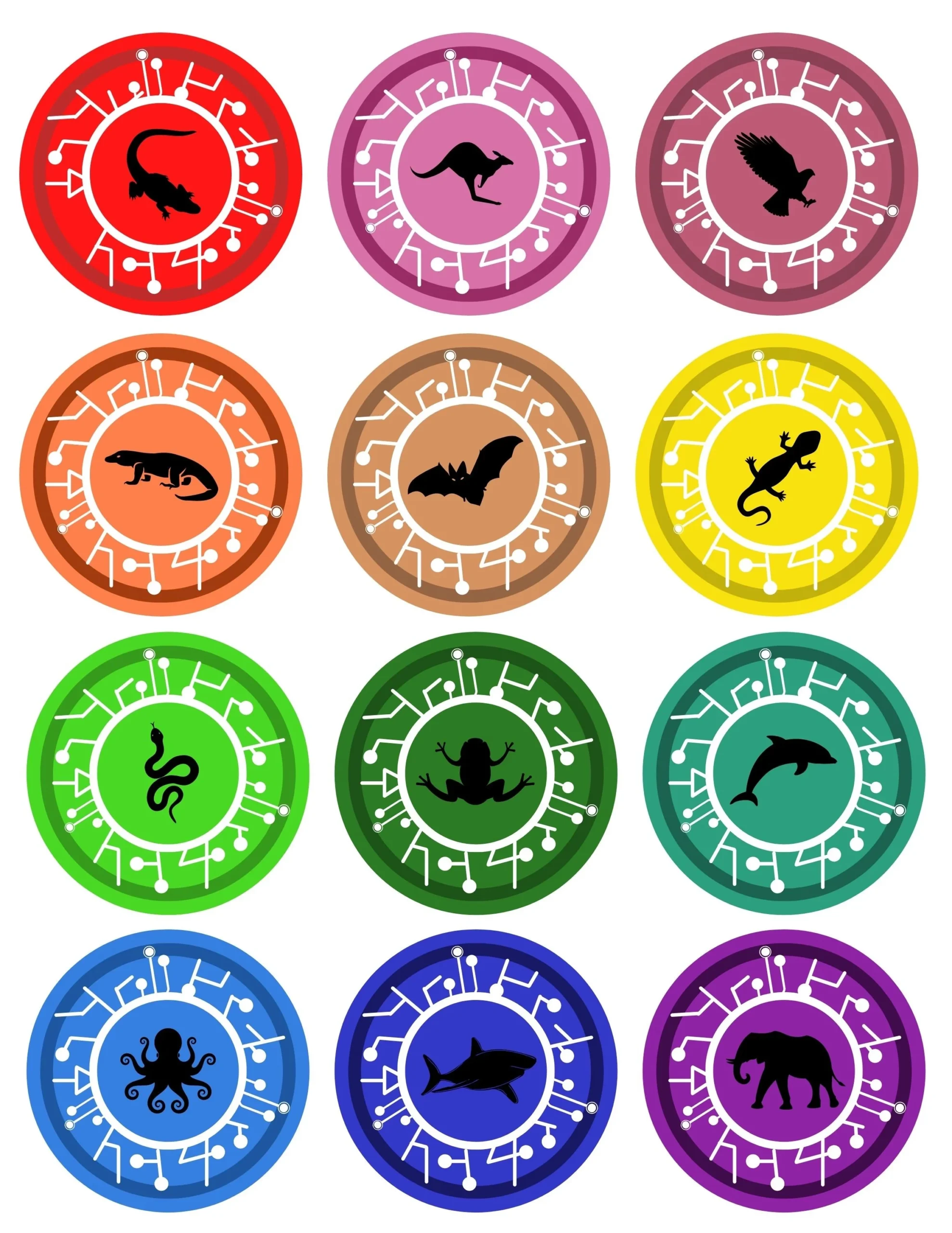 creature power discs free printable