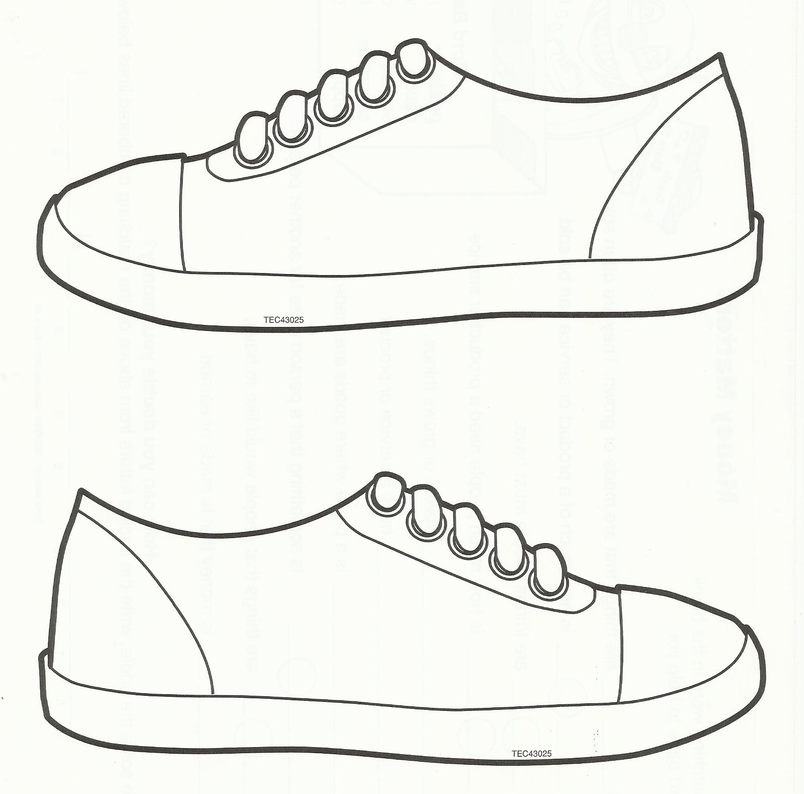 Printable Shoe Template