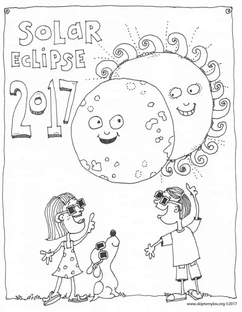 eclipse coloring sheets printable