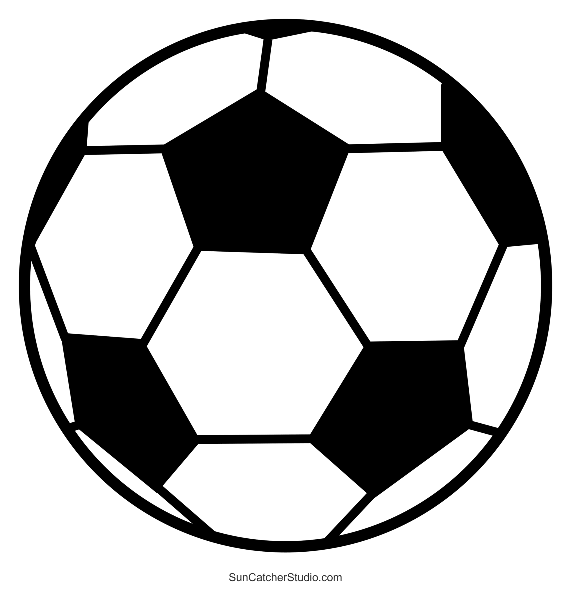 Printable Soccer Ball Template