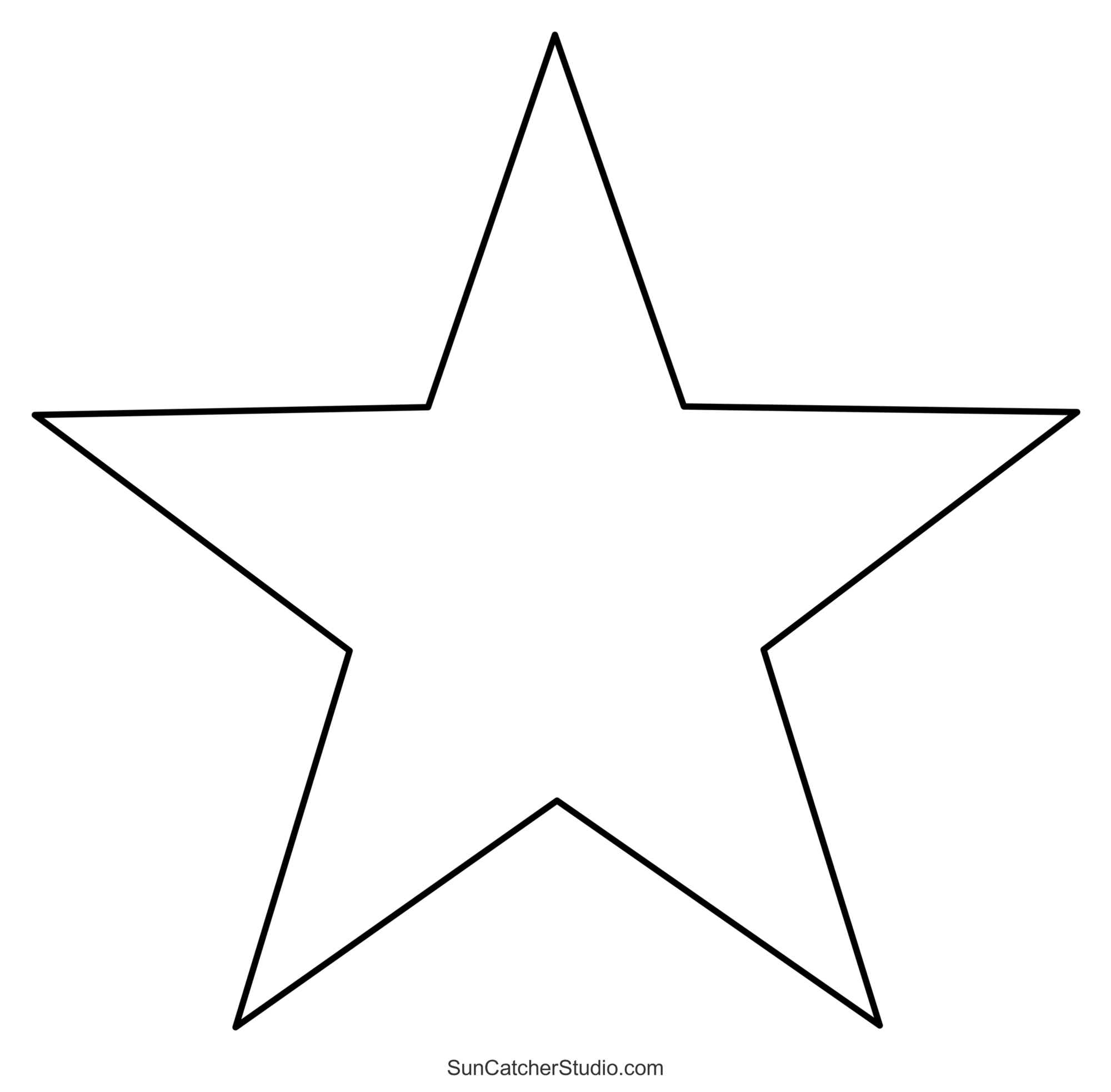 Star Patterns And Templates Stencils And Clip Art Designs Free