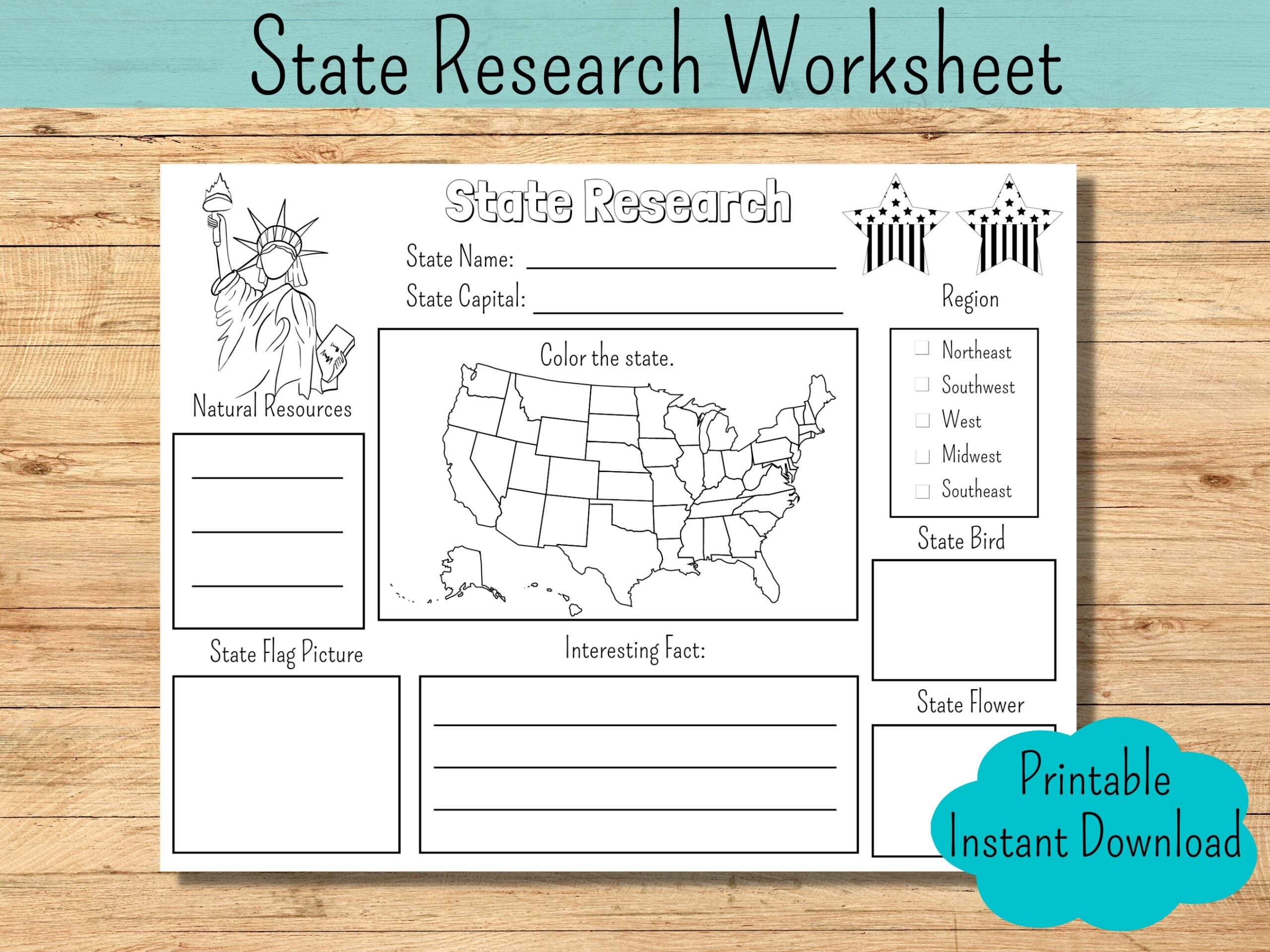 Free Printable State Report Template