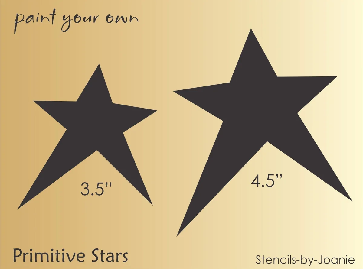 Primitive Star Template Printable Primitive Star Template Printable
