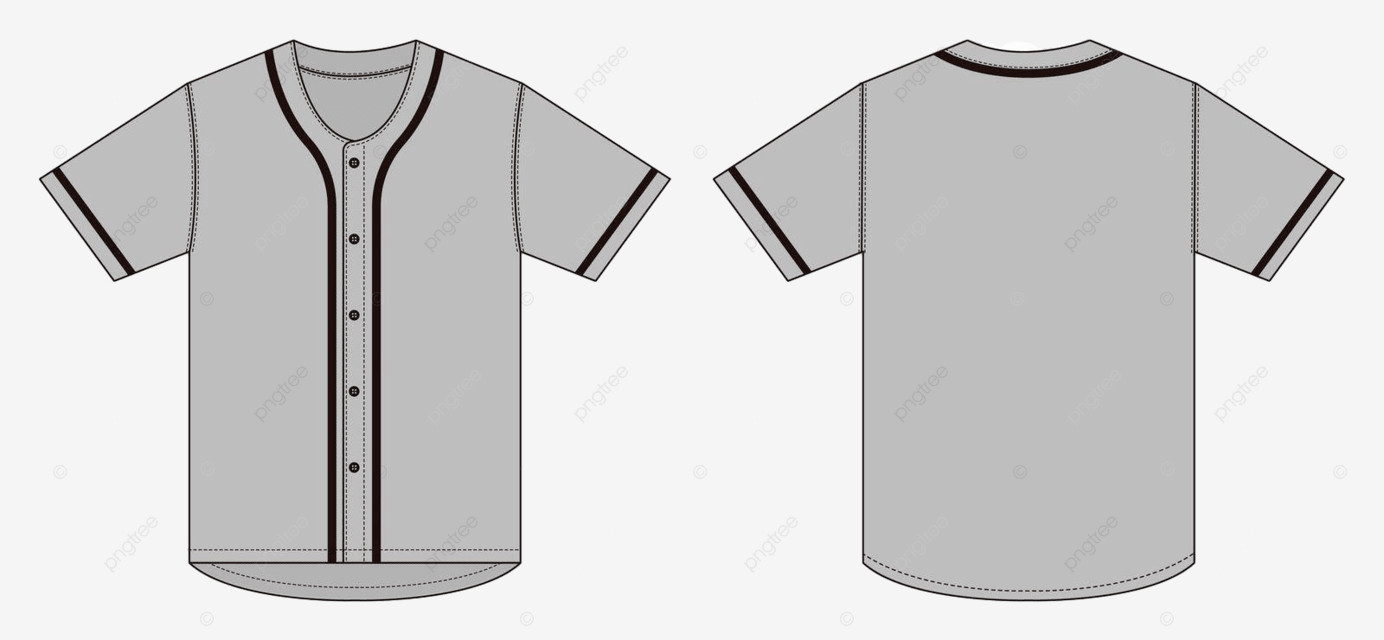 Printable Blank Baseball Jersey Template