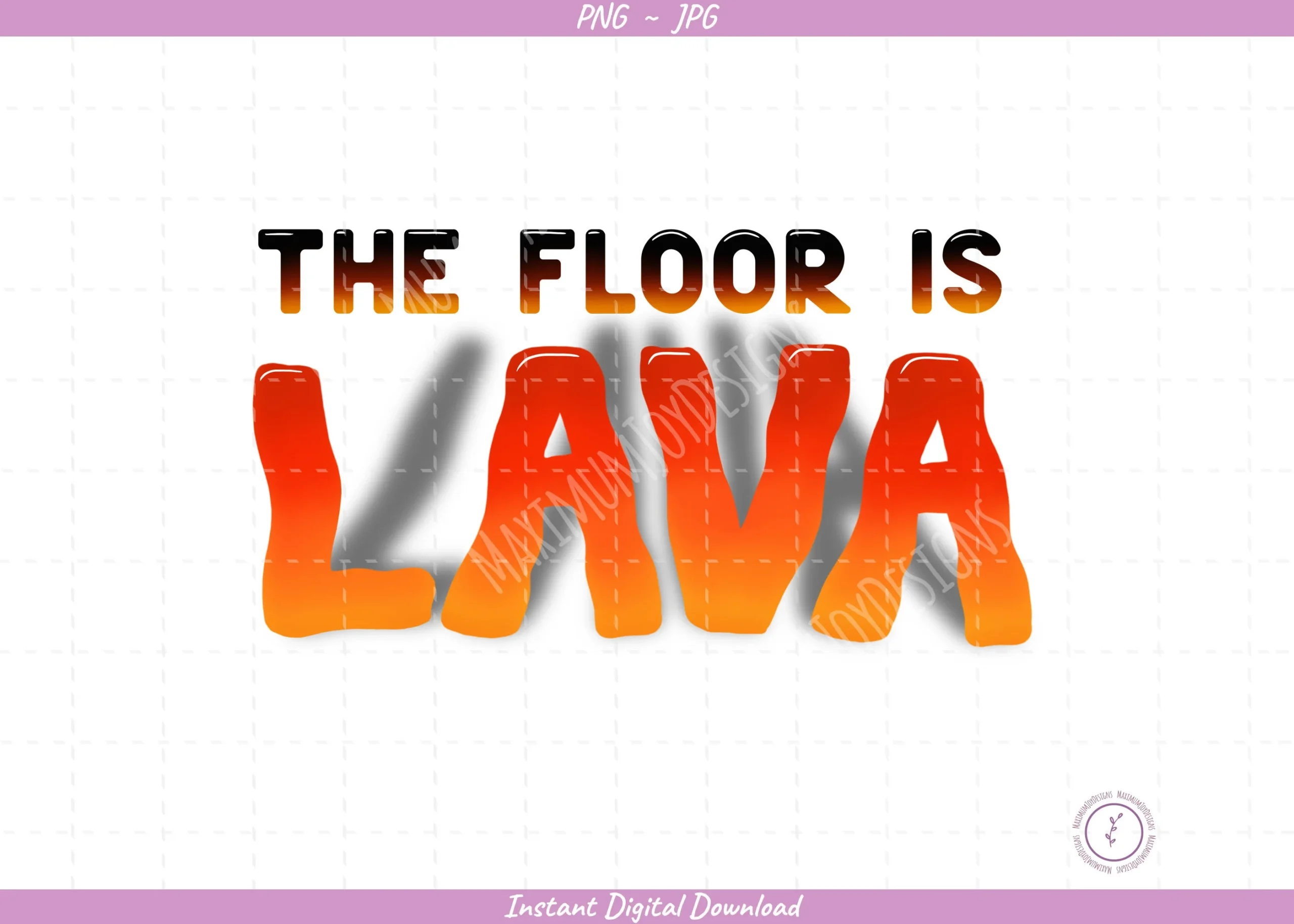 floor is lava printable floor is lava printable
