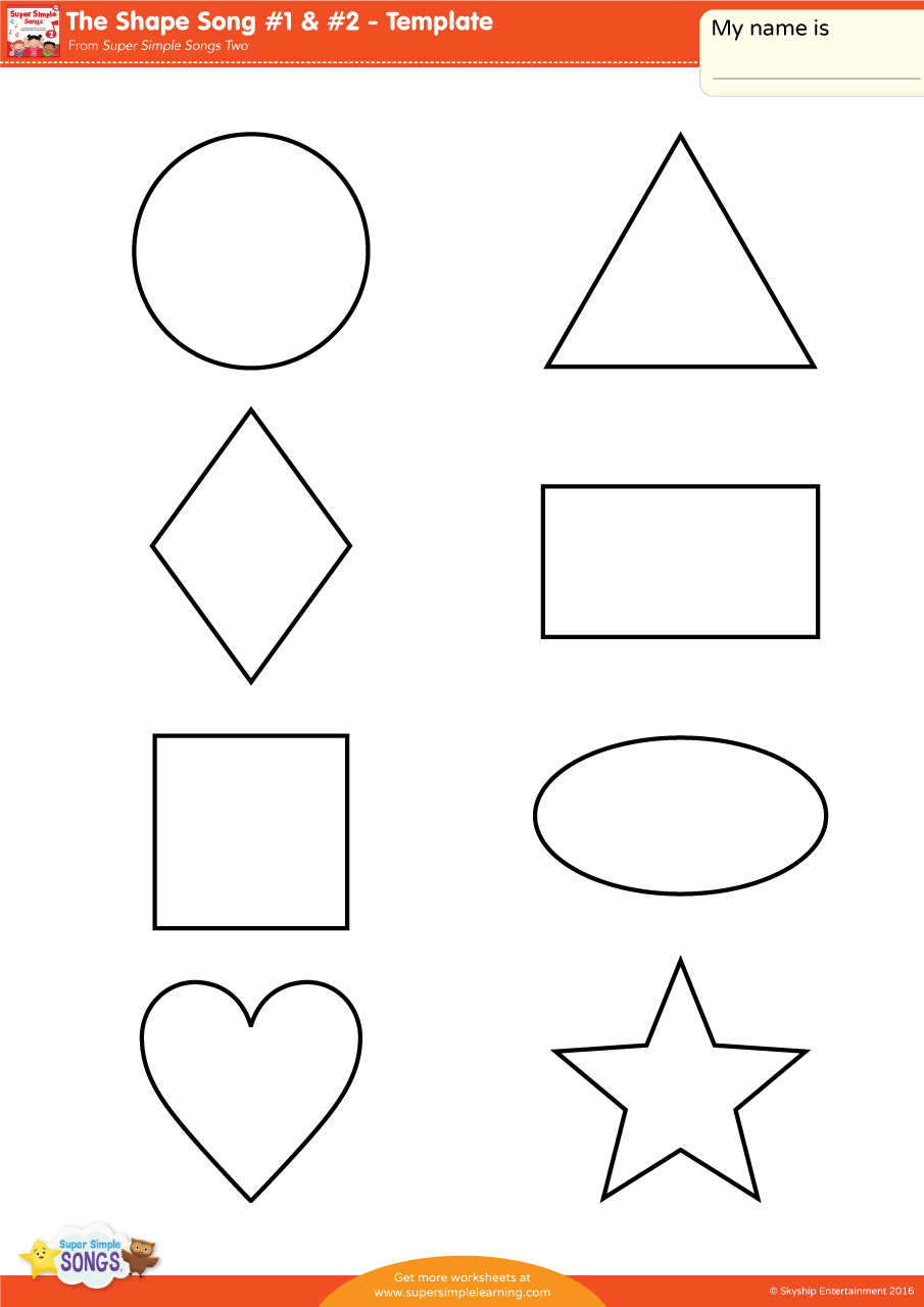 Shape Templates Free Printable