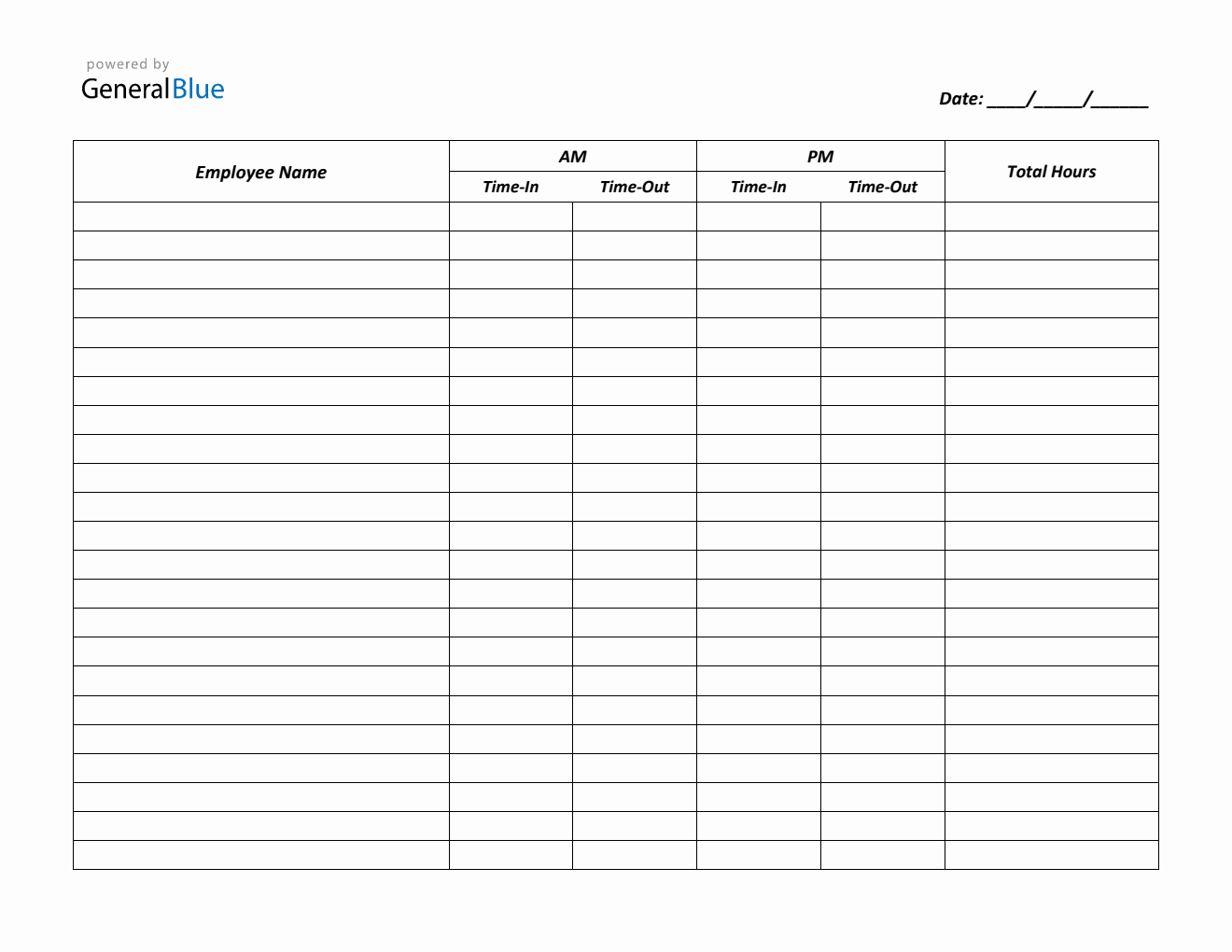 Timesheet Templates