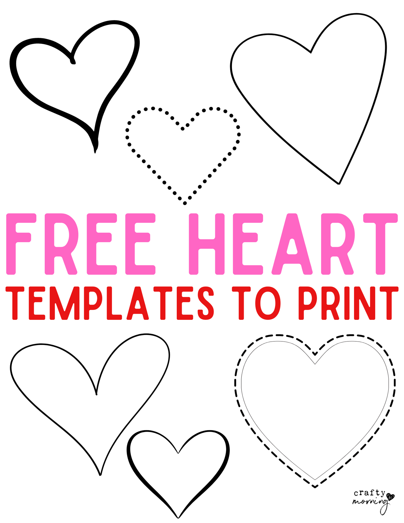 Heart Template Printable Free Heart Template Printable Free