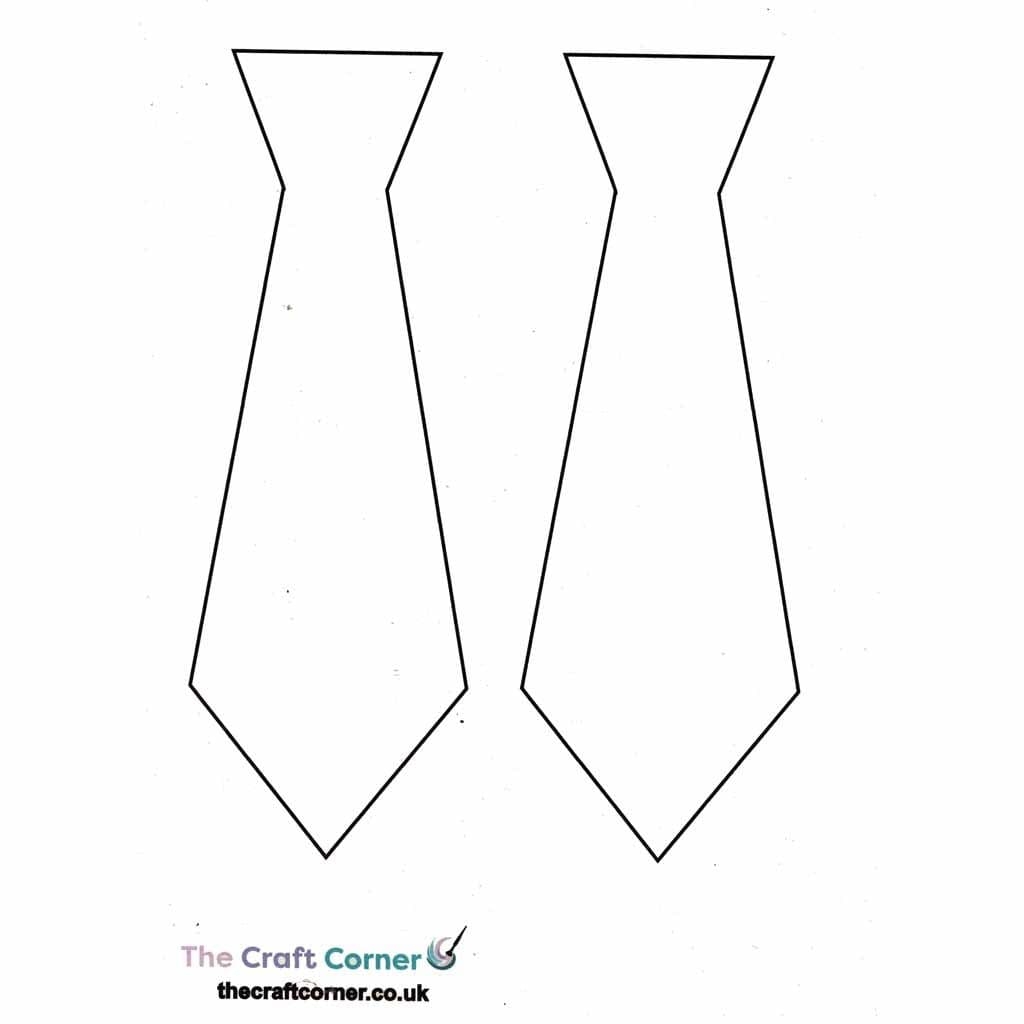 Tie Template Printable