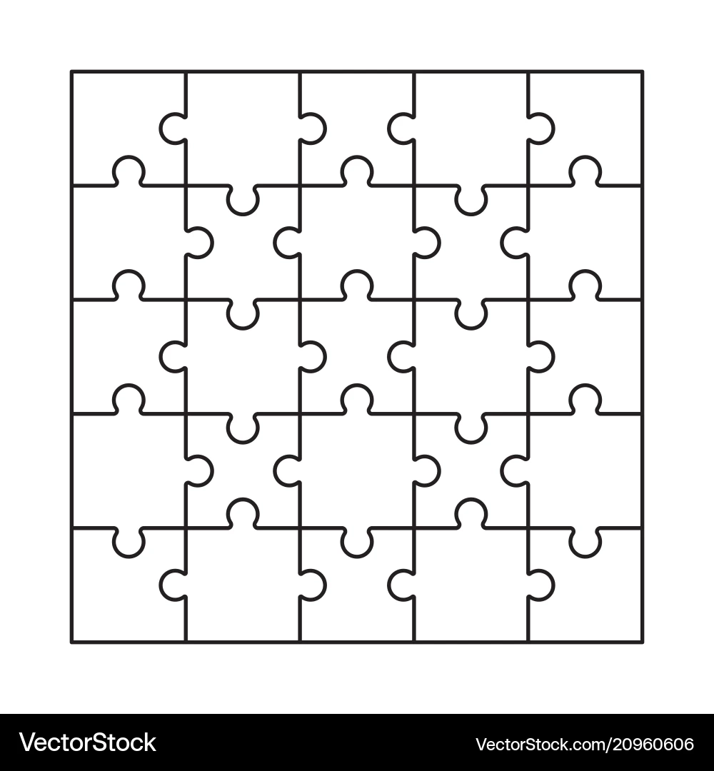 Blank Puzzle Template Printable