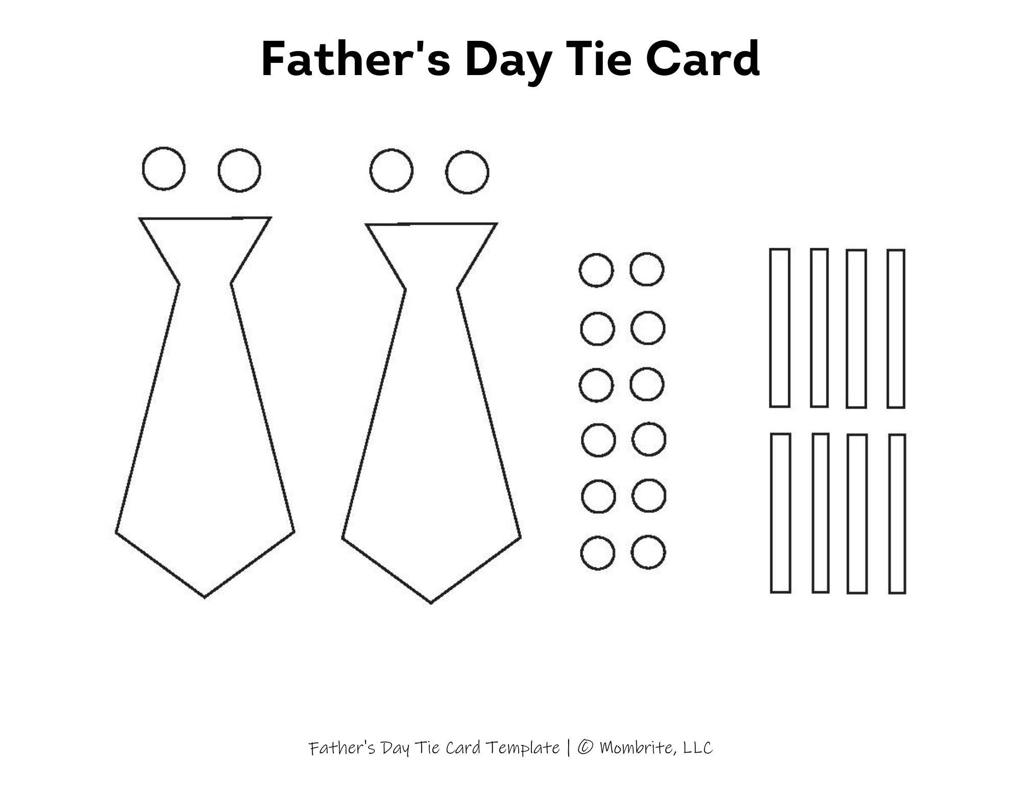 Tie Template Printable Tie Template Printable