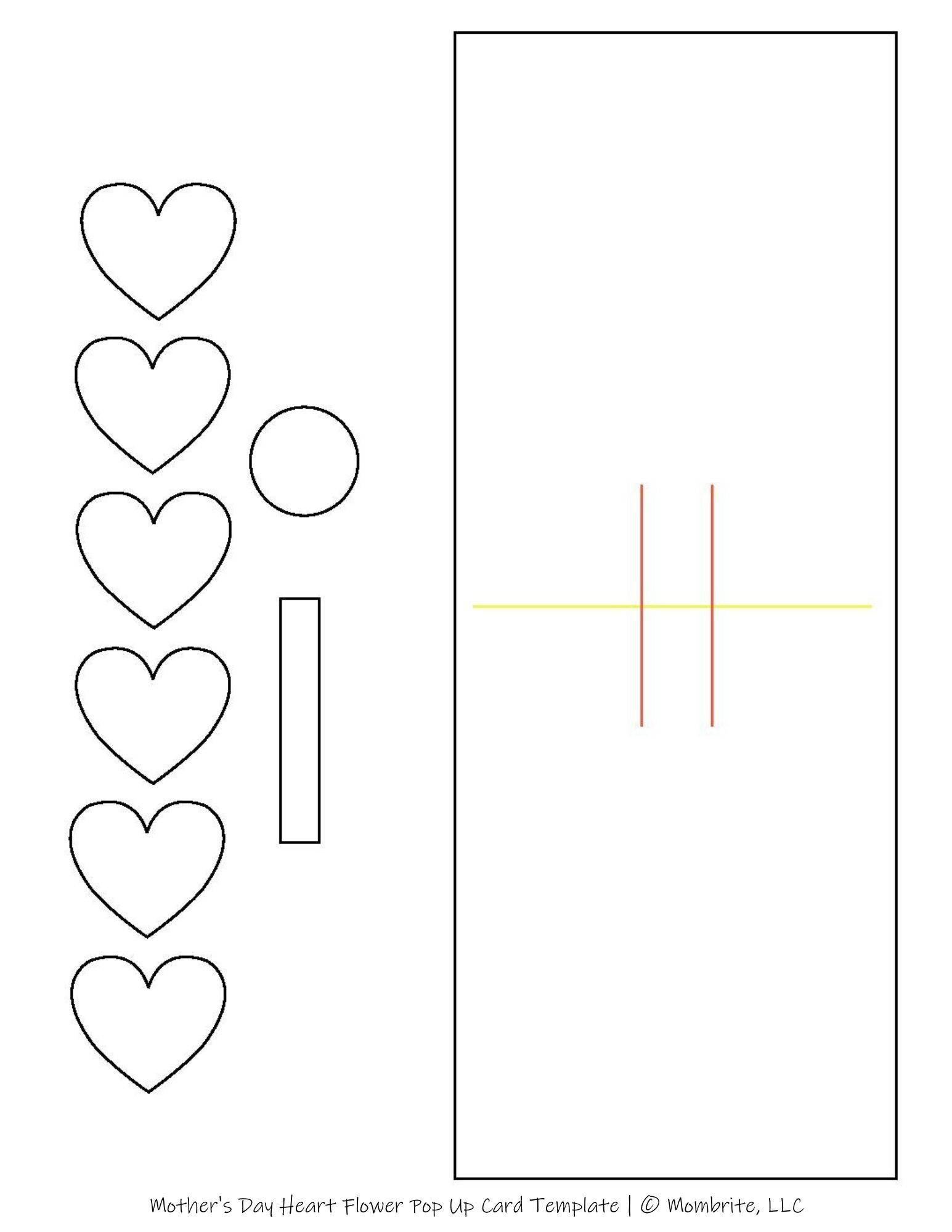 Pop Up Cards Printable Templates