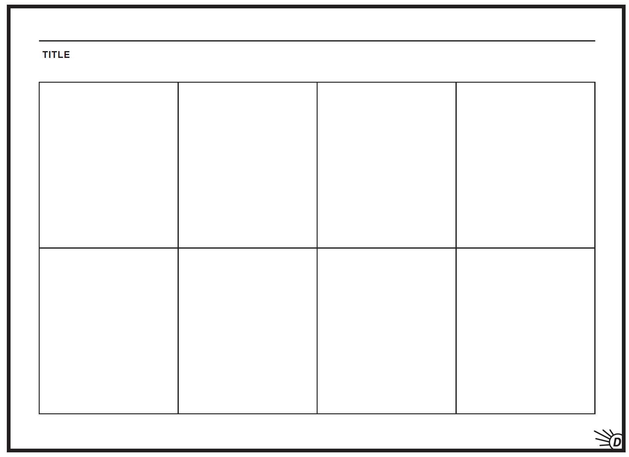Comic Template Printable Comic Template Printable