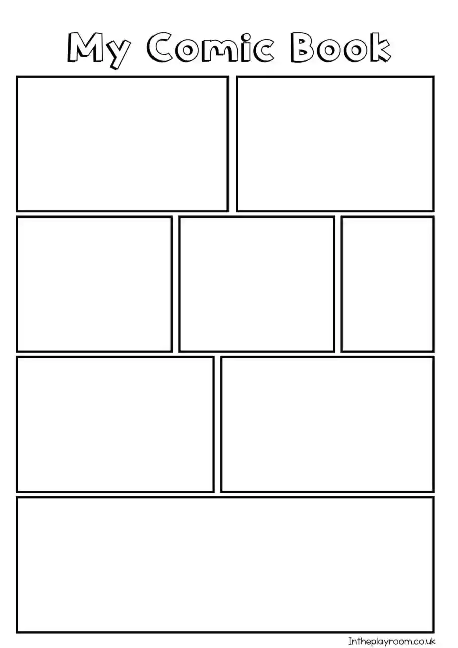 Free Printable Comic Strip Templates For Kids In The Playroom Free Printable Comic Strip Templates For Kids In The Playroom