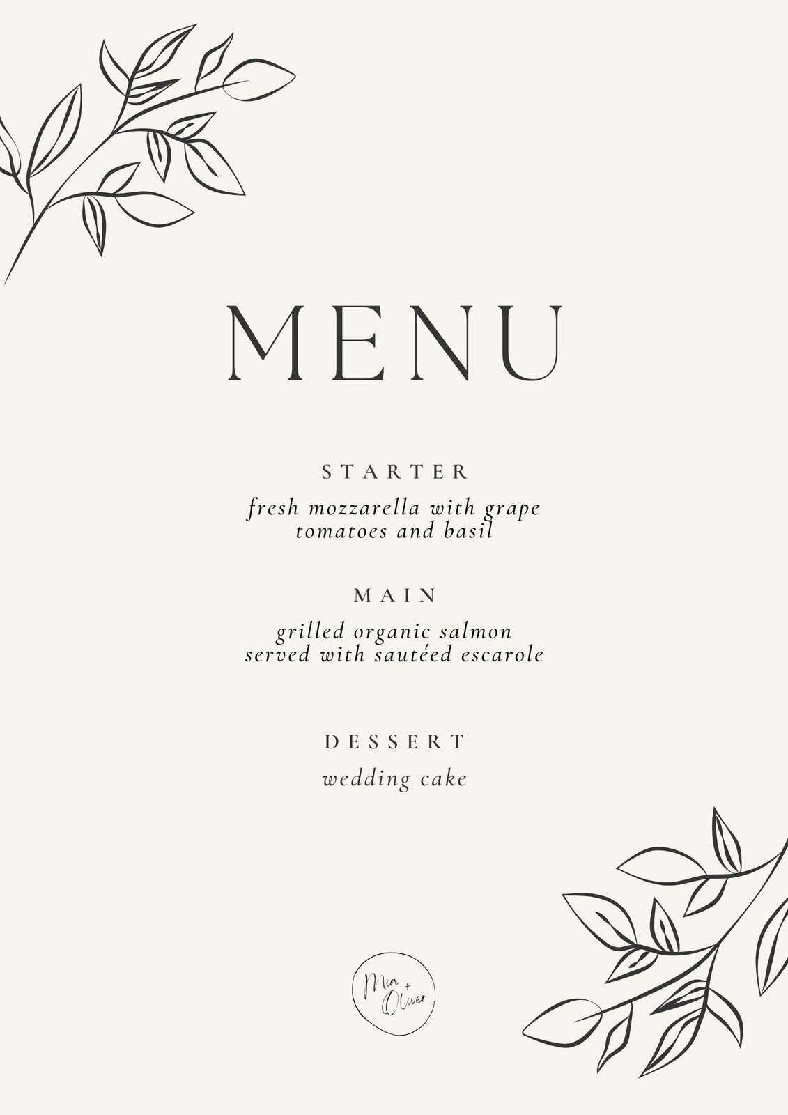 Free Printable Menu Templates