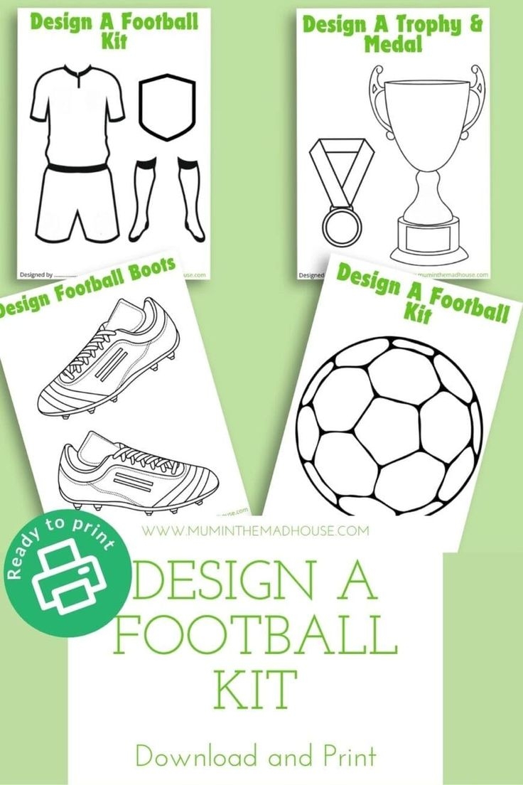 Free Printable Design A Football KitFree Printable Design A Free Printable Design A Football KitFree Printable Design A
