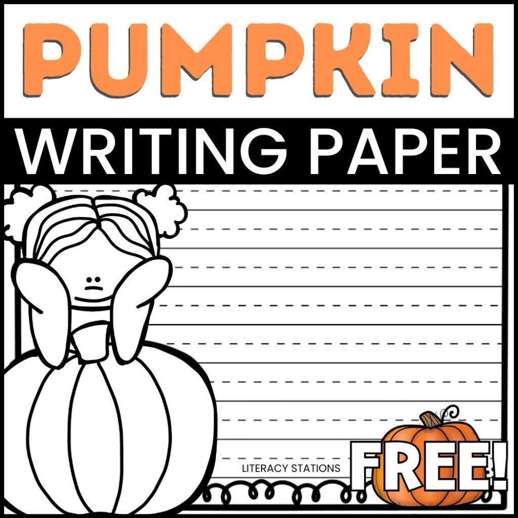 Free Printable Pumpkin Writing Template