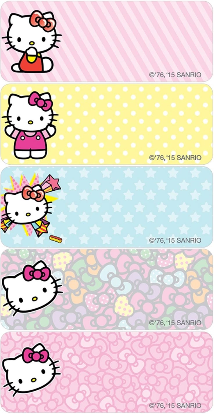Hello Kitty Pop Address Labels Hello Kitty Pop Address Labels