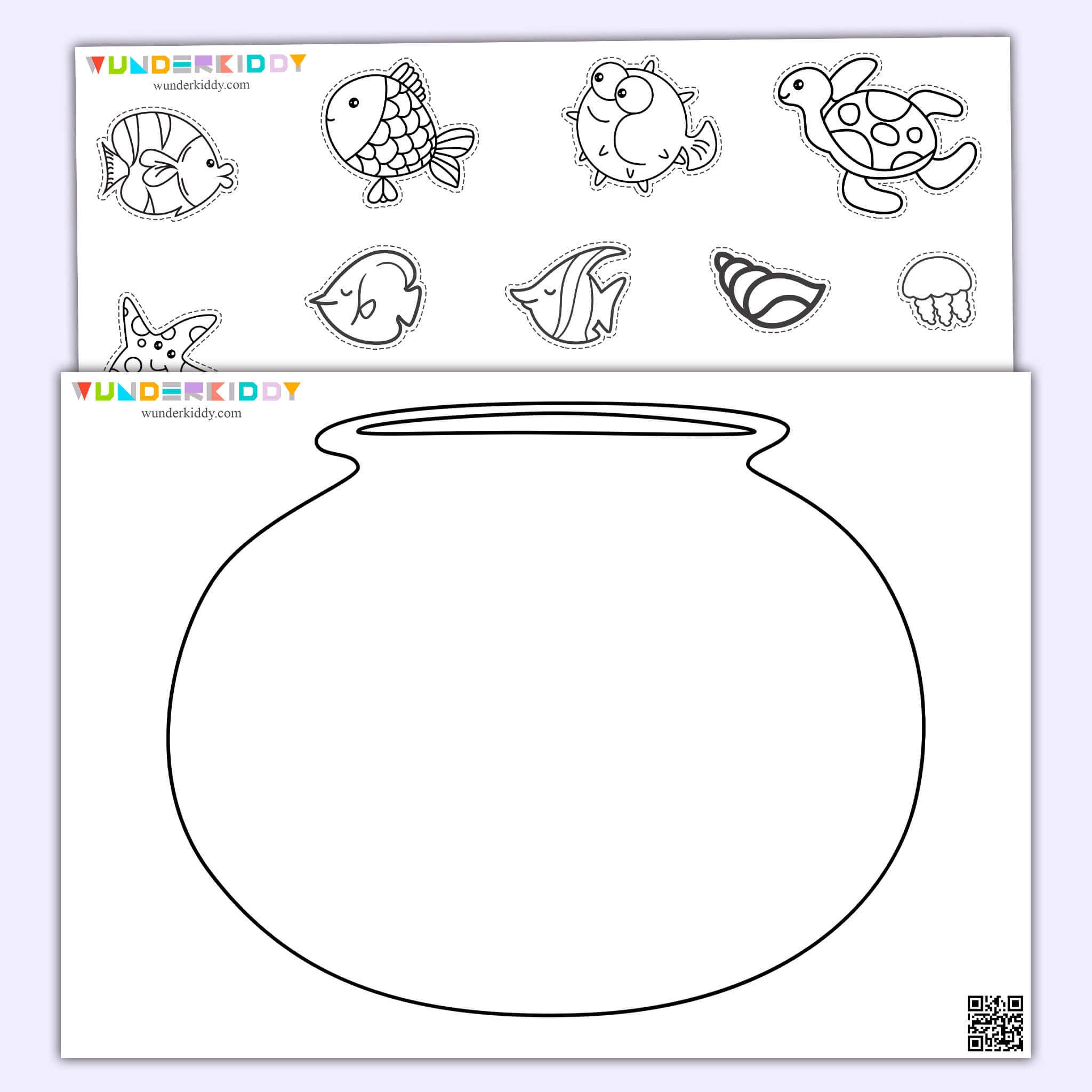 Fish Bowl Printable Template