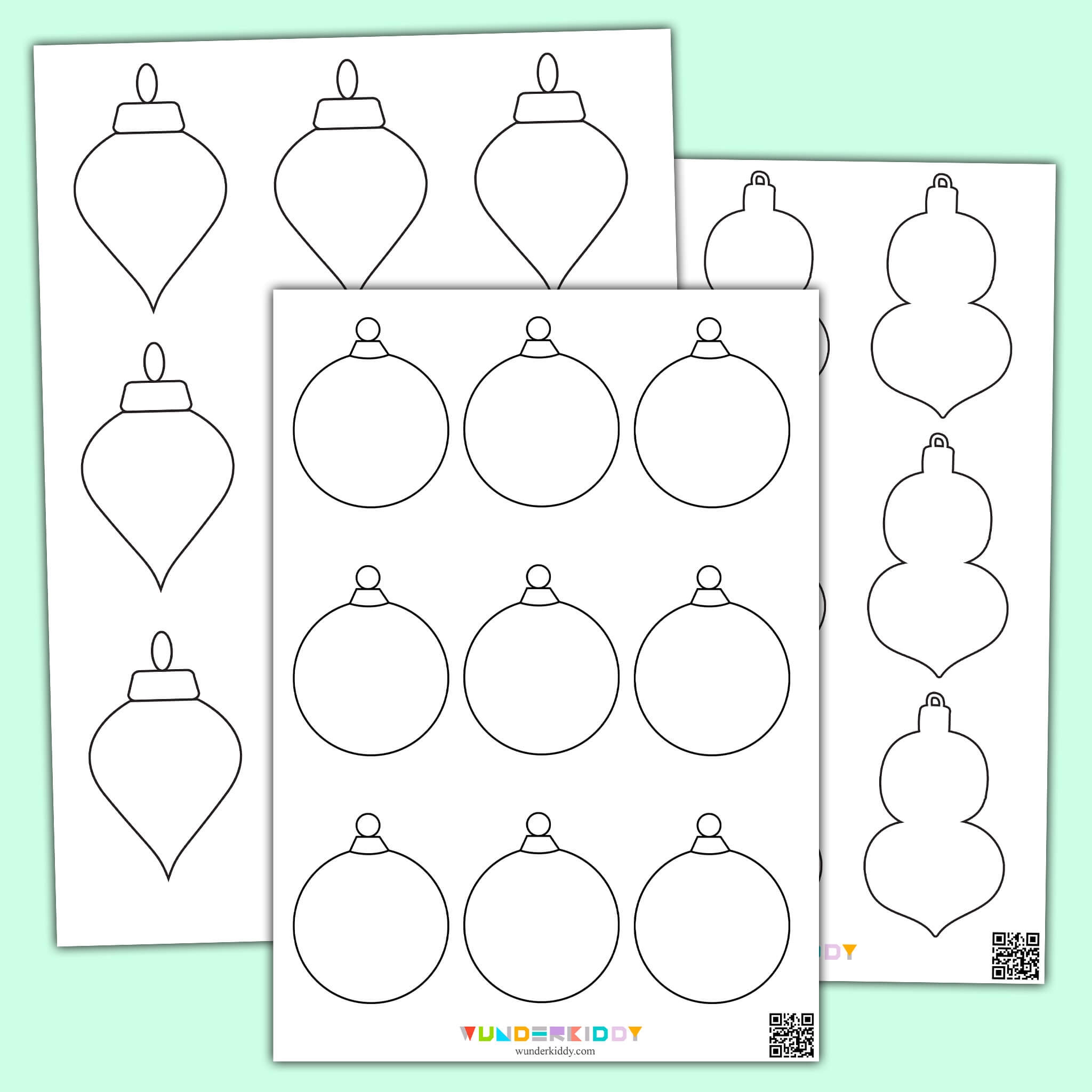 Ornament Template Printable Ornament Template Printable