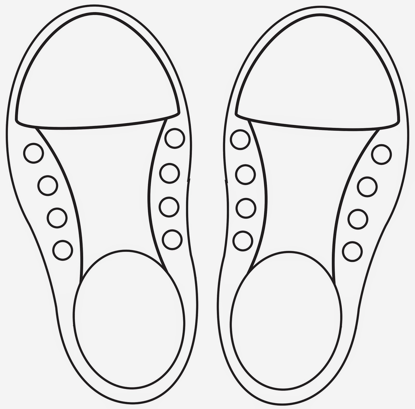 Printable Shoe Lacing Template