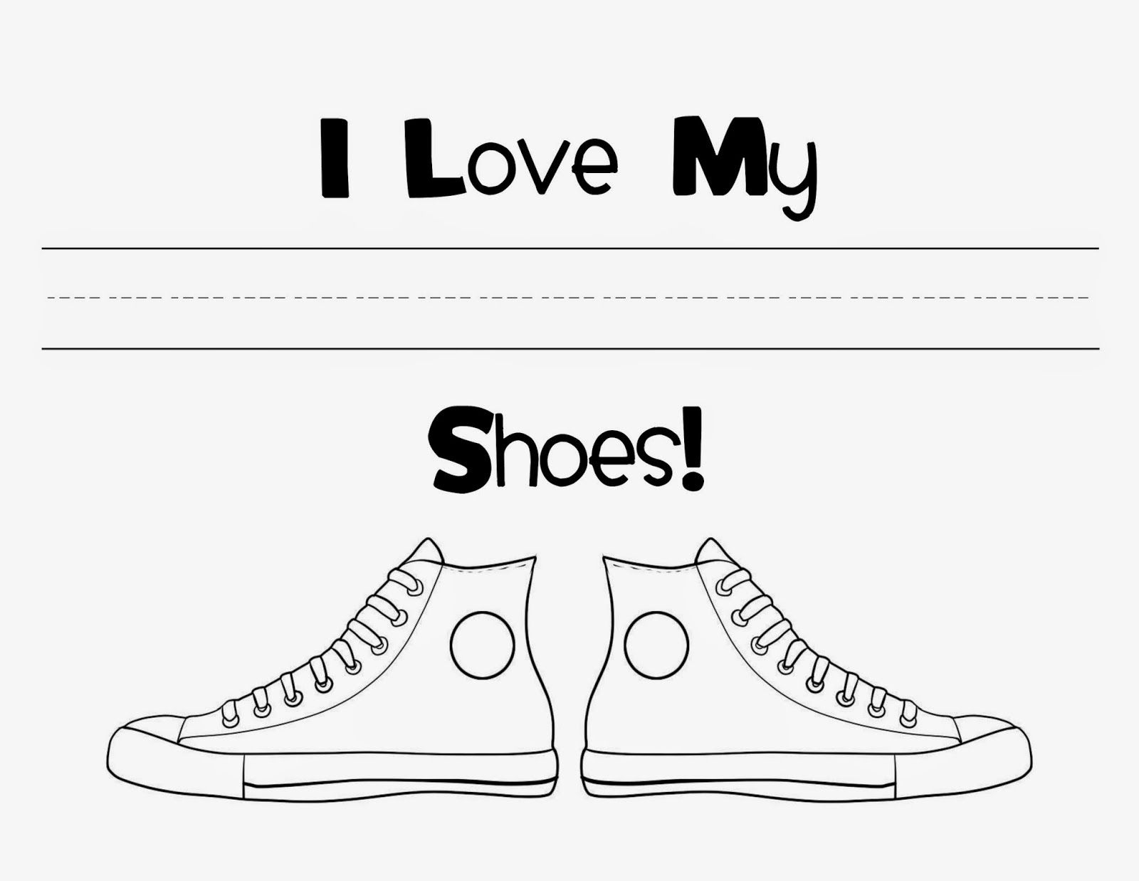 Free Printable Pete The Cat Shoe Template