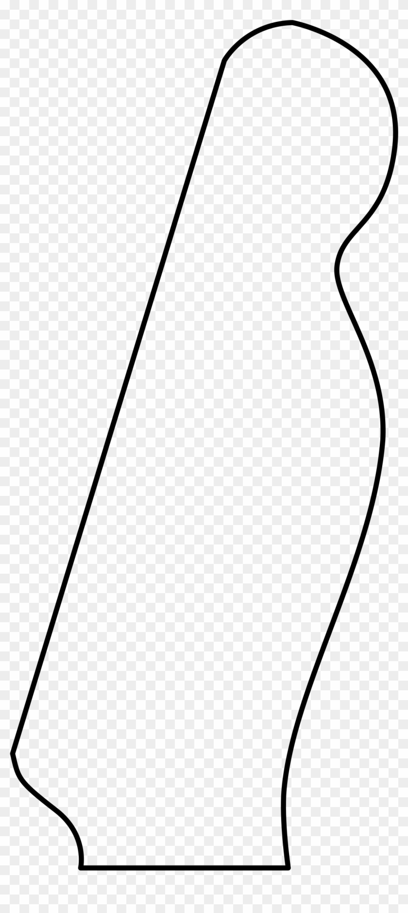 Actual Size Printable Telecaster Headstock Template Actual Size Printable Telecaster Headstock Template