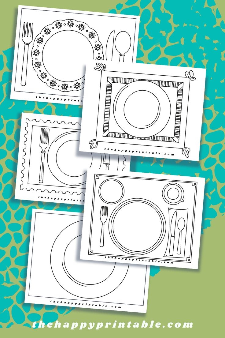 Printable Plate Templates
